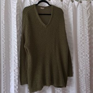 Olive green sweater